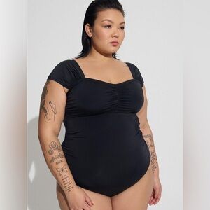 Torrid Black Women's Swim One Piece